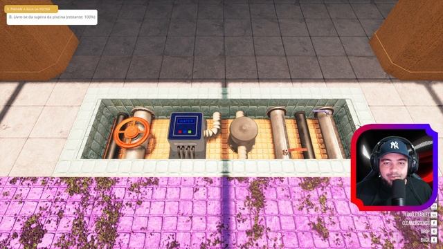 Pool Cleaning Simulator - Limpamos a Piscina do Hotel - Gameplay PT-BR смотреть онлайн