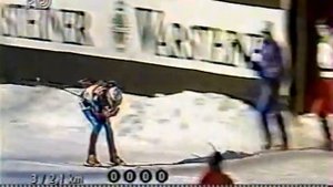 БИАТЛОН. ЧМ 1997. Брезно-Осрбли (Словакия). Мужчины. Эстафета 4 х 7,5 км. 09.02.1997.