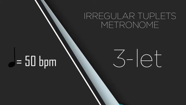 3:1 Tuplets Metronome - triplet in quarter note - 50 bpm смотреть онлайн