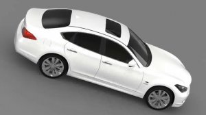 3D Model of Mitsubishi Proudia Hybrid BY51 Review