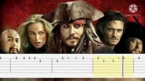 Pirate of Caribbean - easy Guitar TAB