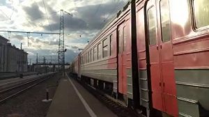 Электропоезд ЭР2Р-7085 сообщением Рязань-1 - Гавердово