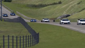 F1 West McLaren Mercedes MP4/15 Mika Hakkinen vs McLaren Senna GTR LM at Highlands #2