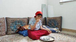 Prayers of Iranian rural girls | daily routine of village Iranian life🤲