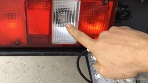 Установка дополнительного фонаря на задний ход Газель Некст