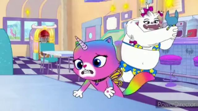 Радужно-бабочково-единорожная кошка - ( 12. Фонтан избыточной молодости ) 🌈 🦋 🦄 🐈