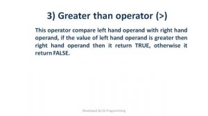 comparison Operator in java || comparison Operators in java Hindi