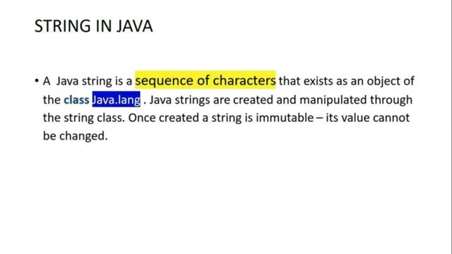 What Is String In Java With Example | What Is String In Java And How To Create A String Object
