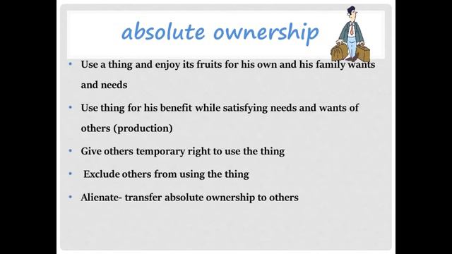 LAW OF PROPERTY DEFINITION, ABSOLUTE OWNERSHIP, REQUIREMENTS AND TYPES (Law of property, Lesson 1) смотреть онлайн