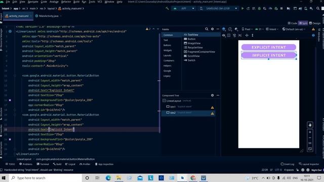 Intent in Android II Android Studio Tutorial - #12 смотреть онлайн