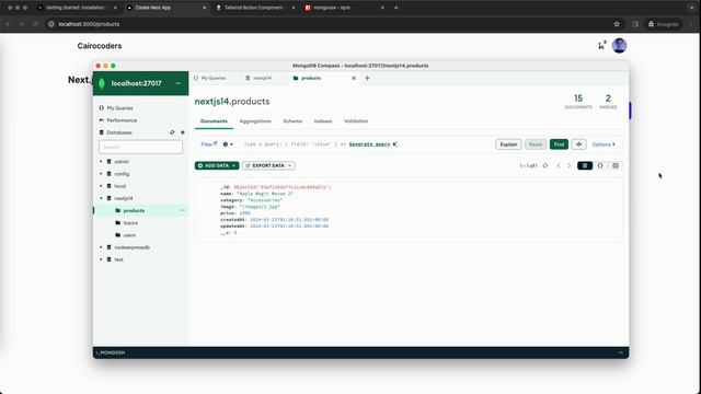 Next.js 14 CRUD Create Read Update and Delete - MongoDB Daisyui Tailwind смотреть онлайн