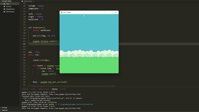 Pygame Tutorial - Part 4 - Sprites & Animation смотреть онлайн