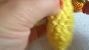 Вяжем кукурузу крючком . Фрукты и овощи крючком . Игрушки крючком