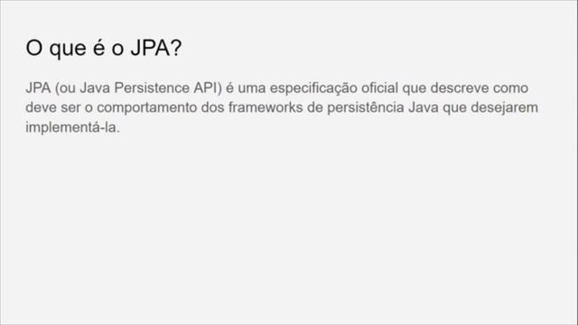 O que é e como surgiu o JPA? смотреть онлайн