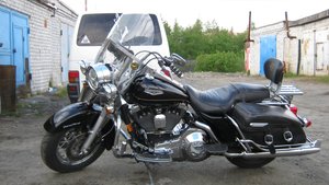 Первый запуск после зимы Harley-Davidson FLHRCI 1997 в 2015 году