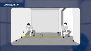 Замер проёма под секционные ворота за 60 секунд