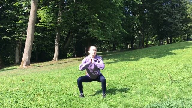 Утренняя прогулка☀️ и мини-разминка!?♀️ смотреть онлайн