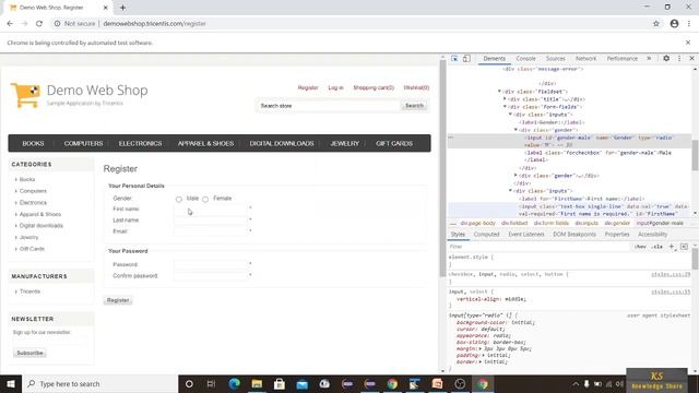 How to Identify Elements using ID   name   ClassName II Registration Page Automation II Selenium wi