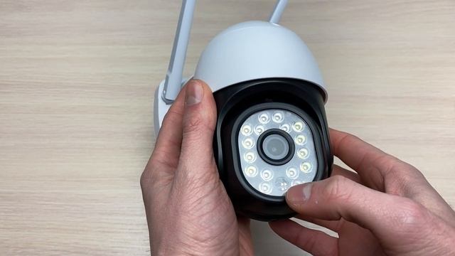 Поворотная WiFi камера видеонаблюдения с разрешением 3Мп Ps-Link WPN30HD LED и ИК подсветкой смотреть онлайн