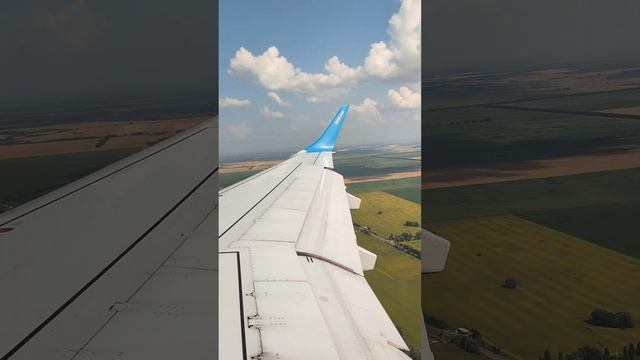 ✈️ Таймлапс посадки самолета в аэропорту Киев-Борисполь