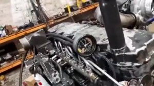 Запуск двигателя Cummins QSB 6.7 после капитального ремонта. #капитальныйремонтдвигателя #ремонтдвс