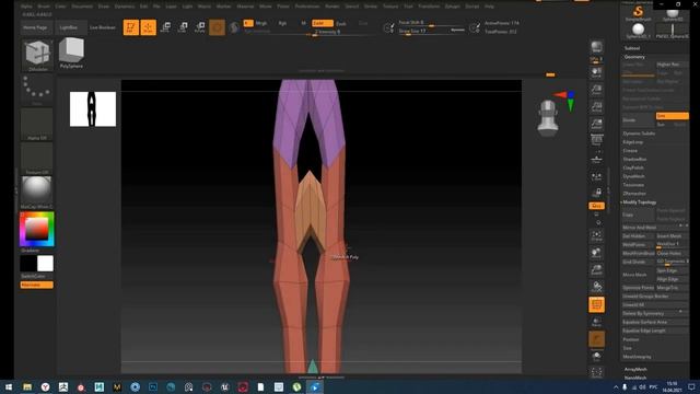 Гайд по zmodeler Zbrush/ Создание меча с инструментом Zmodeller/Hard Surface