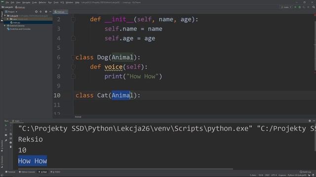26. Kurs Python 3 - Klasy - dziedziczenie смотреть онлайн