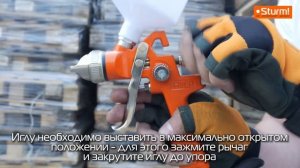 Как пользоваться краскопультом? HVLP Sturm! 1710-01-06T