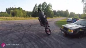 НОВЫЙ УРОВЕНЬ СУПЕРМОТО ТРЮКОВ ★ Крутые трюки на мотоциклах