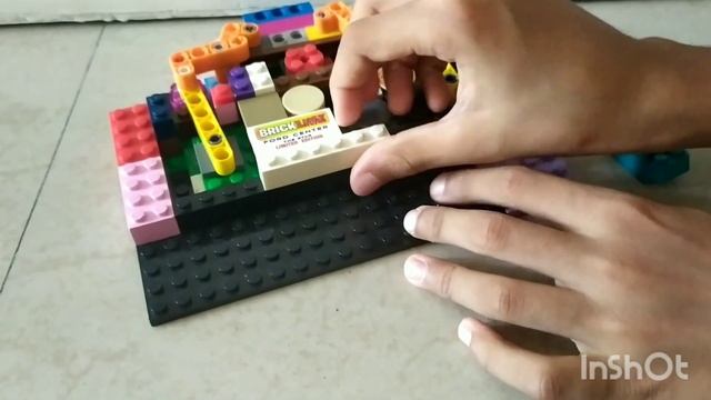 The end arena build from Lego Minecraft  using mix bricks ?? #coolfeatures #lego #legominecraft