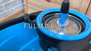 ВЕДРО ШВАБРА С ОТЖИМОМ СТАЛЬНАЯ ЦЕНТРИФУГА spin mop от Фулмар.ру