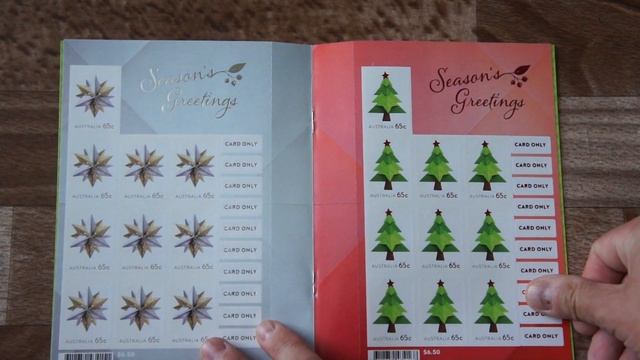 Почтовые марки Австралии - Буклет - Поздравительная Новогодняя тематика - 01.11.2019 г. смотреть онлайн