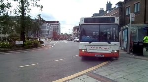 Plaxton Pointer Ex-LU RATP DPK625 Grant Palmer 206 SN06JPX Service 3 Leaves at Luton Town Centre