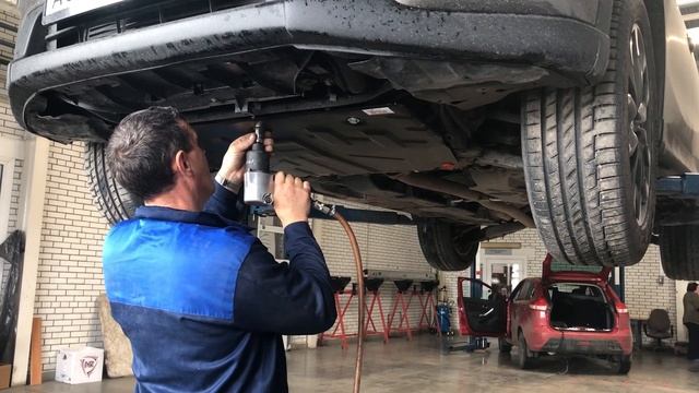 Установка защиты двигателя Mazda CX5 смотреть онлайн