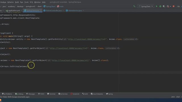 Spring Boot 2 Essentials 27 - RestTemplate exchange смотреть онлайн