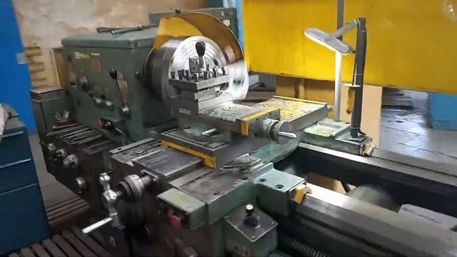 Расточка ГБЦ на токарном станке. смотреть онлайн