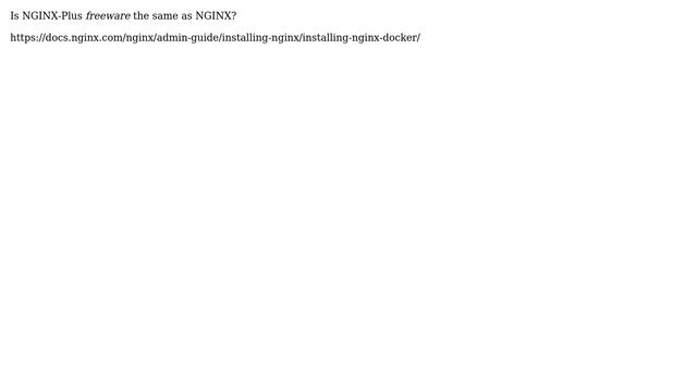 NGINX-plus vs NGINX in terms of cost смотреть онлайн