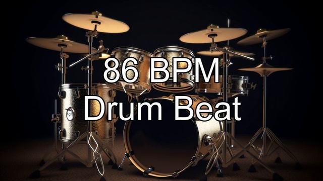 86 BPM Funky Groove Drum Beat for Jamming & Practice смотреть онлайн