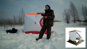 Обзор на палатку МЕДВЕДЬ КУБ 4 (Печка Пошехонка Средняя, Раскладушка Медведь)
