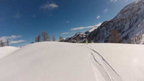 Сноуборд в французском пухляке: Серр Шевалье