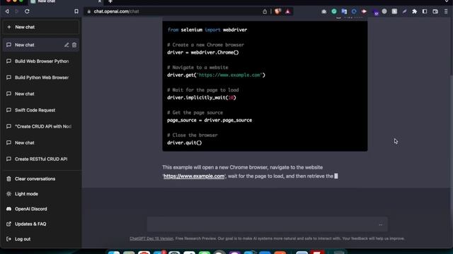 Web Browser in Python ? chatGPT | Build Web Browser in Python with chatGPT