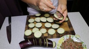 ОЧЕНЬ ВКУСНЫЕ БАКЛАЖАНЫ С МЯСНЫМ ФАРШЕМ В КЛЯРЕ