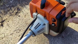 Как завести на холодную мотокосу Stihl FS 120,200,250 / how to cold start / jak odpalic