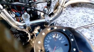 Мотоцикл Урал кастом ,пуск зимой(подготовка к продаже)