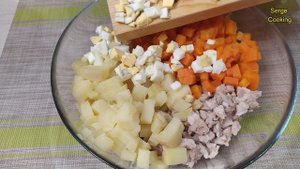 Салаты СССР за 100 рублей!❗ Самый простой, бюджетный и вкусный рецепт салата! #33