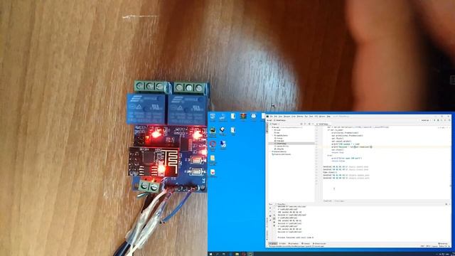 Двухканальный релейный модуль ESP8266 LC relay 2x смотреть онлайн
