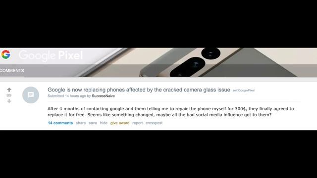 GOOD NEWS! Google Pixel 7 Pro & Pixel 7 Camera Lens Cracking or Shattering On Their Own смотреть онлайн