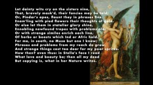 Philip Sidney, Astrophil and Stella Sonnet 3