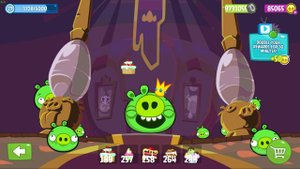 Bad Piggies - FEEDING KING PIG MOMENTS WITH ALL CAKES!