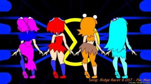 Pac Man Ghosts animation by minus8  ( Waka Waka remix )